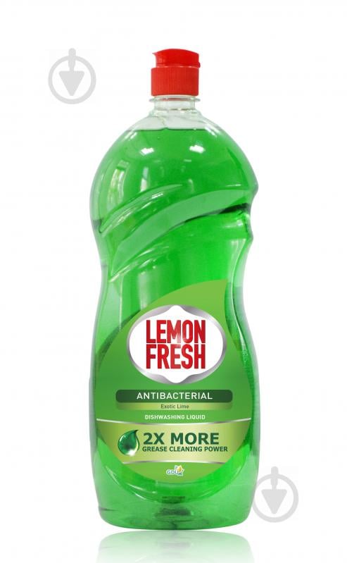 Средство для ручного мытья посуды Lemon Fresh Lemon Fresh зеленый 1,5 л - фото 1