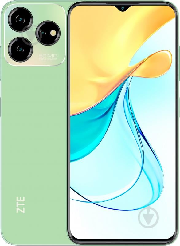 Смартфон ZTE Blade V50 Design 8/256GB green (1011475) - фото 1 Смартфон ZTE Blade V50 Design 8/256GB green (1011475) - фото 1