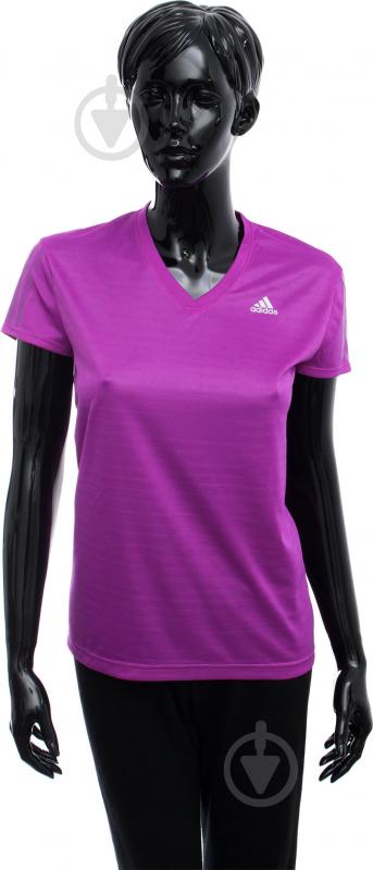 Футболка Adidas RS SS Tee AX6580 р.L фиолетовый - фото 1