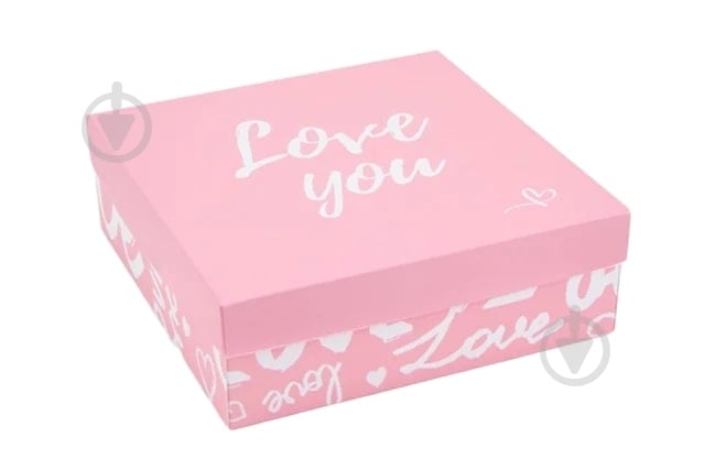 Коробка Love you 18x18x6 см - фото 1