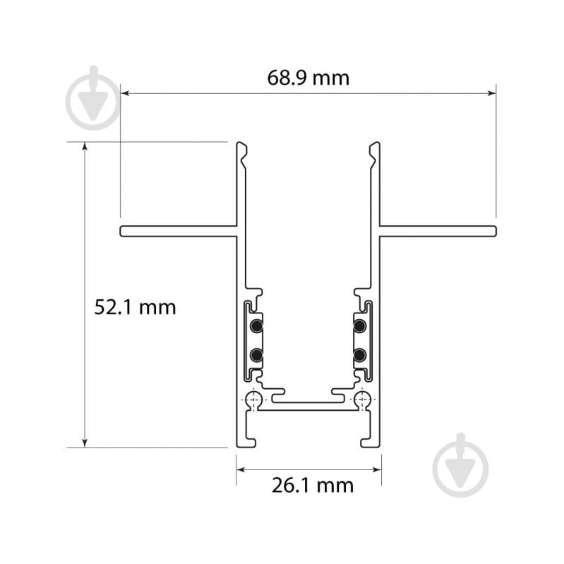 Шинопровід LSDMR-1M G26 LIGHT SET 6929547666033 100 см білий - фото 5 Шинопровід LSDMR-1M G26 LIGHT SET 6929547666033 100 см білий - фото 5