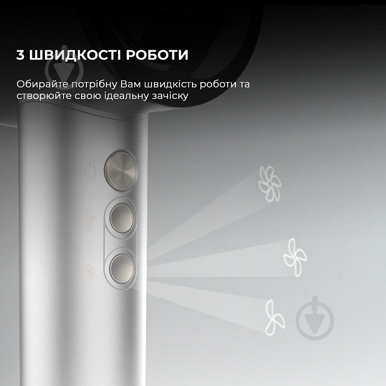Фен CECOTEC IoniCare RockStar Nano IonTech Aluminum - фото 5