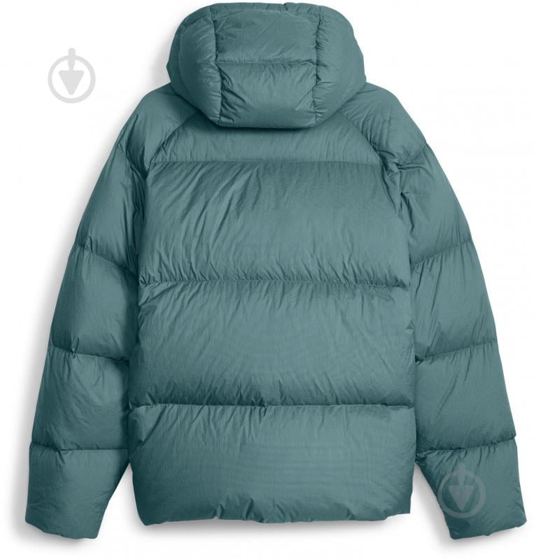 Куртка мужская зимняя Puma CLASSICS OVERSIZED PUFFER JACKET 62326643 р.S зеленая - фото 2