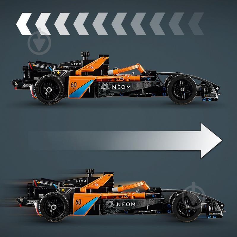 Конструктор LEGO Technic Автомобиль для гонки NEOM McLaren Formula E 42169 - фото 6