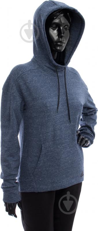 Худи Adidas CO FL HOOD AX7538 р. 2XS синий - фото 4