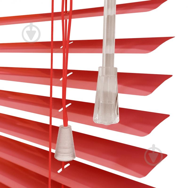 Жалюзі Rollotex алюмінієві горизонтальні з фіксацією 46х140 см червоні глянцеві - фото 4 Жалюзі Rollotex алюмінієві горизонтальні з фіксацією 46х140 см червоні глянцеві - фото 4