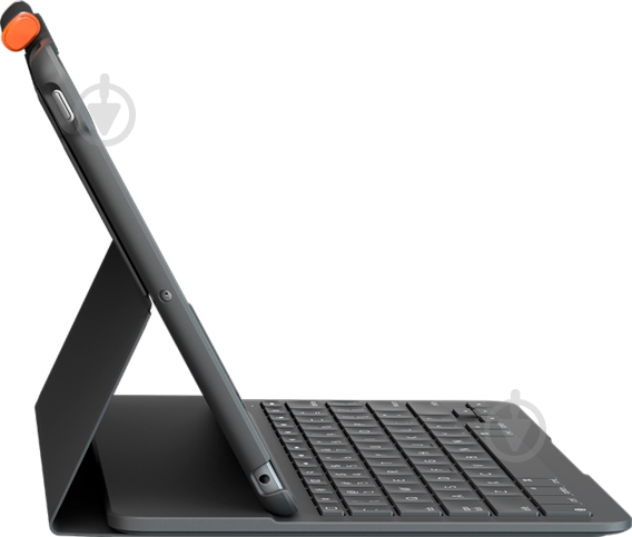 Чехол-клавиатура Logitech Slim Folio for iPad (7th, 8th, 9th generation) graphite (L920-009480) - фото 4