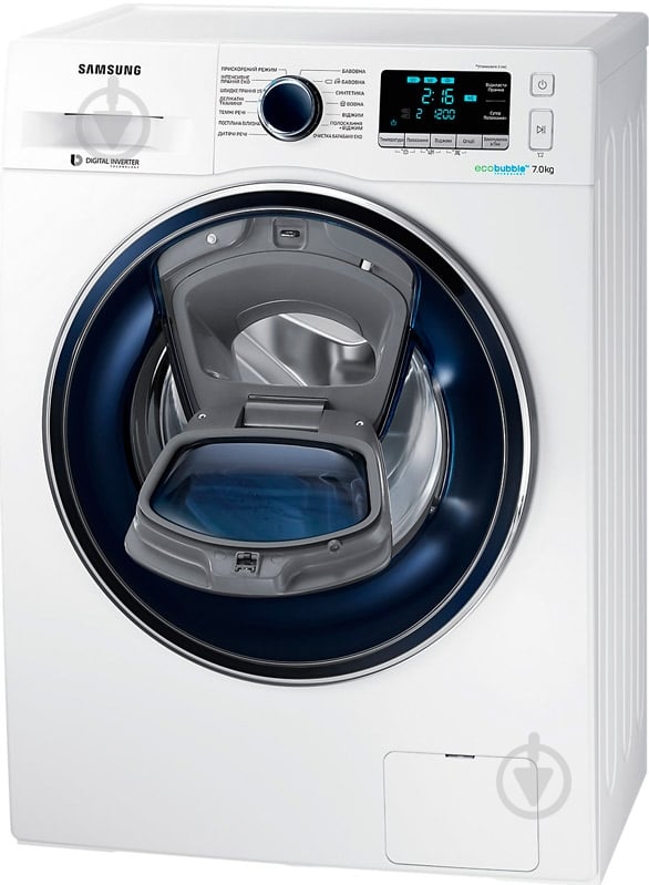 Пральна машина Samsung WW70K62109WDUA - фото 6