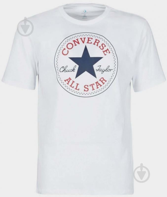 Футболка Converse Chuck Patch Tee 10025459-102 р.XS белый - фото 6