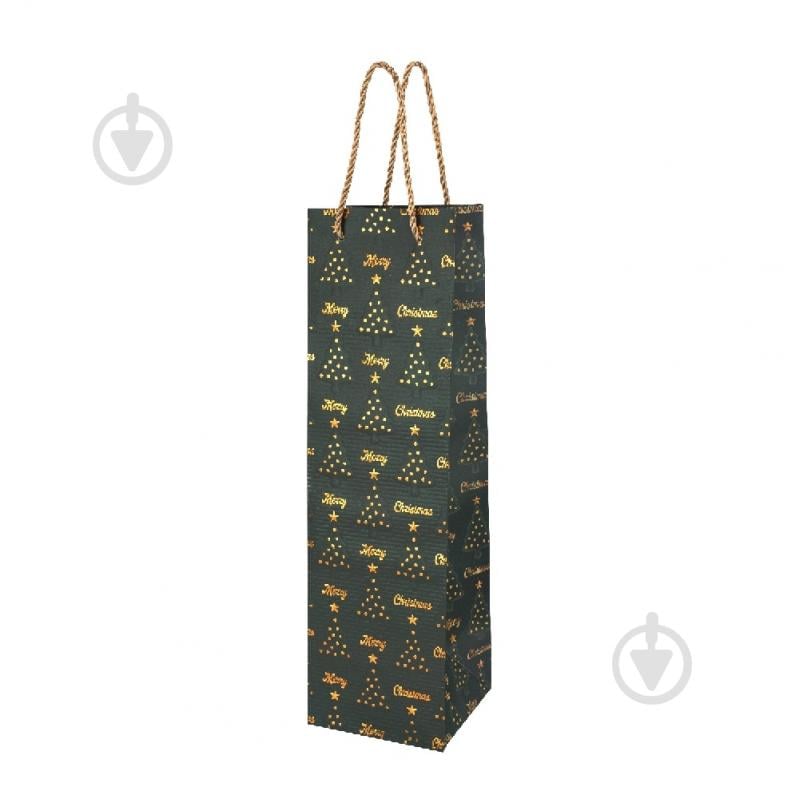 Пакет бумажный Wine bottle черный с золотом 11х38х11 см Buromax - фото 1 Пакет бумажный Wine bottle черный с золотом 11х38х11 см Buromax - фото 1