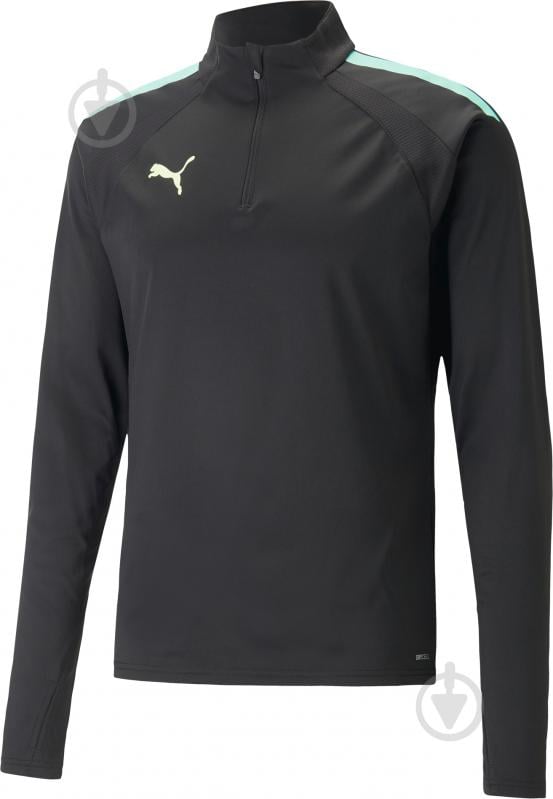 Джемпер Puma TEAMLIGA 1/4 ZIP TOP 65723651 р.S чорний - фото 1