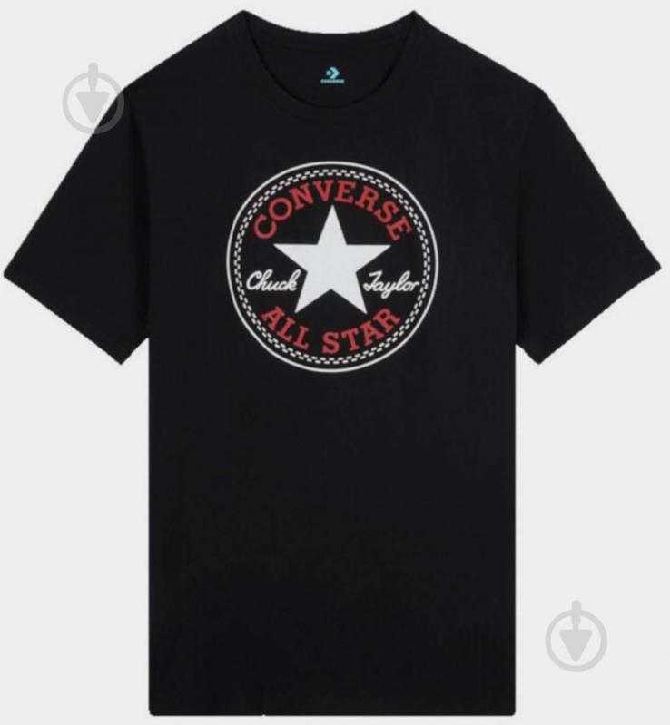 Футболка Converse Chuck Patch Tee 10025459-001 р.XS черный - фото 6