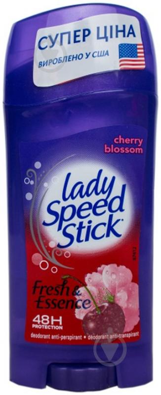 Антиперспирант для женщин Lady Speed Stick Fresh & Essence Квітка Вишні 65 г - фото 1