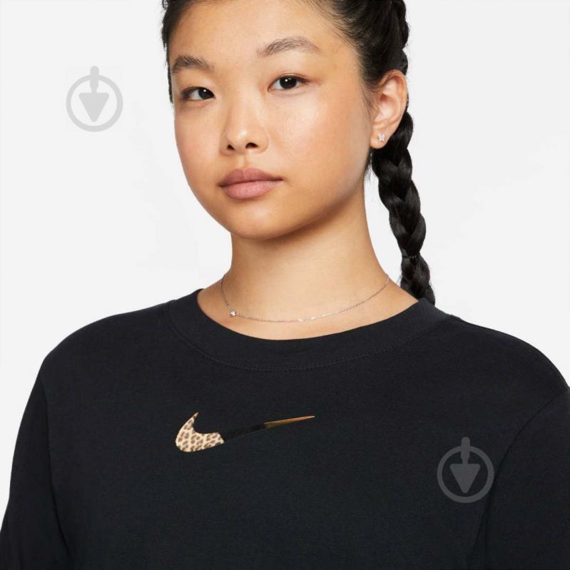 Футболка Nike W NSW TEE LS BOXY PATCH DM2804-010 р.L черный - фото 3