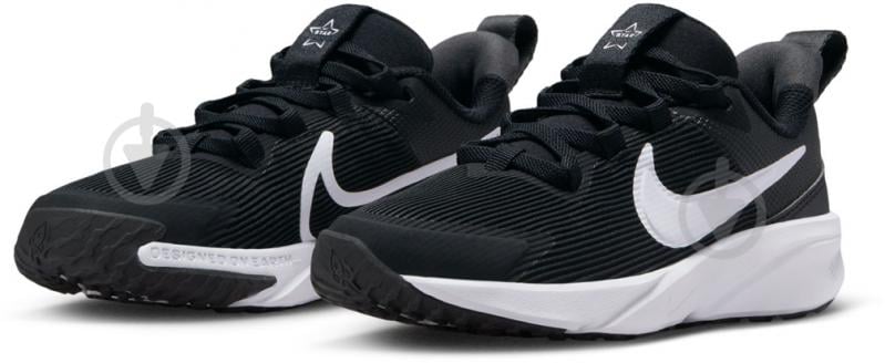 Кроссовки детские демисезонные Nike STAR RUNNER 4 DX7614-001 р.32 черные - фото 5