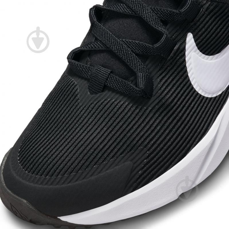 Кросівки дитячі демісезонні Nike STAR RUNNER 4 DX7614-001 р.32 чорні - фото 8