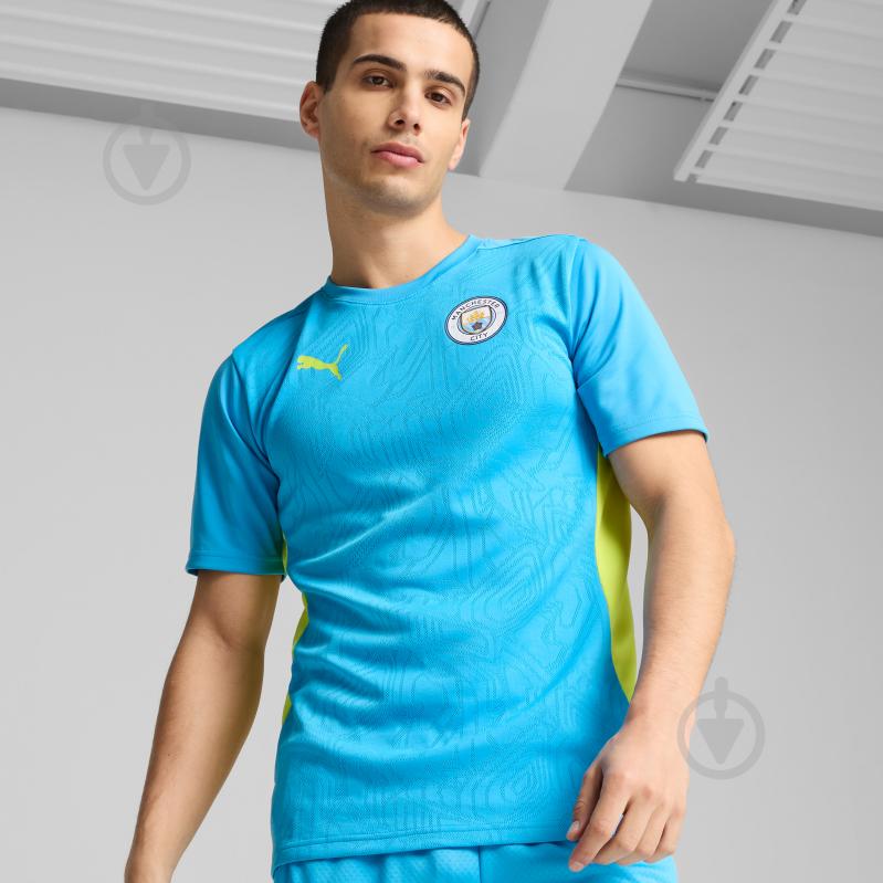 Футболка Puma MCFC TRAINING JERSEY 77752111 р.M синій - фото 3