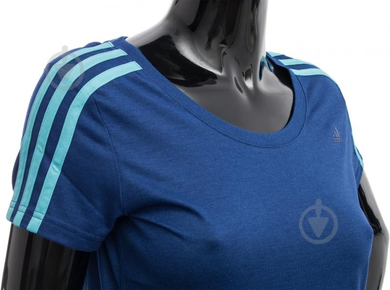Футболка Adidas Essentials 3S AY4794 р.XS синий - фото 4