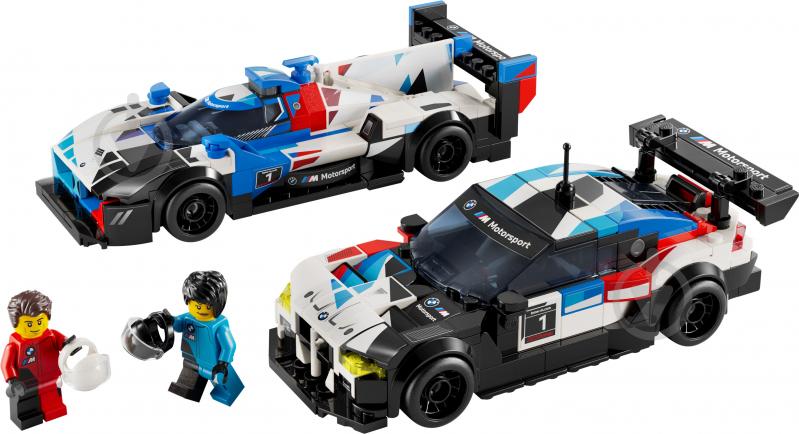 Конструктор LEGO Speed Champions Автомобили для гонки BMW M4 GT3 и BMW M Hybrid V8 76922 - фото 3