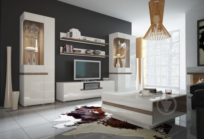 Витрина Meble Wojcik LINATE 05 3D-1S LTV-04 (L) трюфель - фото 3 Витрина Meble Wojcik LINATE 05 3D-1S LTV-04 (L) трюфель - фото 3