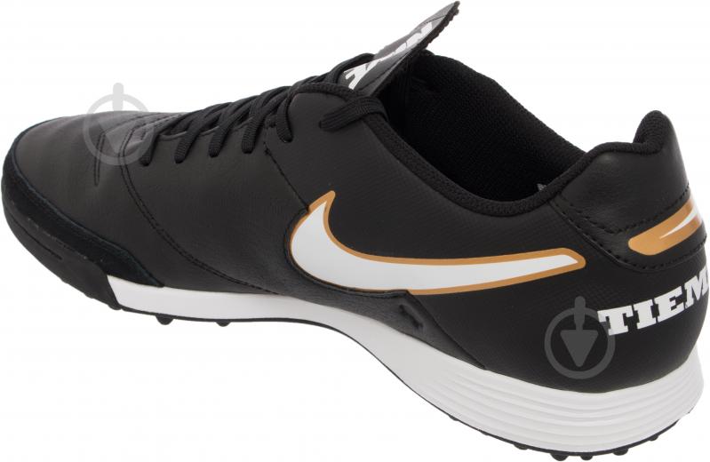 Сороконожки Nike TIEMPOX GENIO II LEATHER TF 819196-641 р.43 черный - фото 4