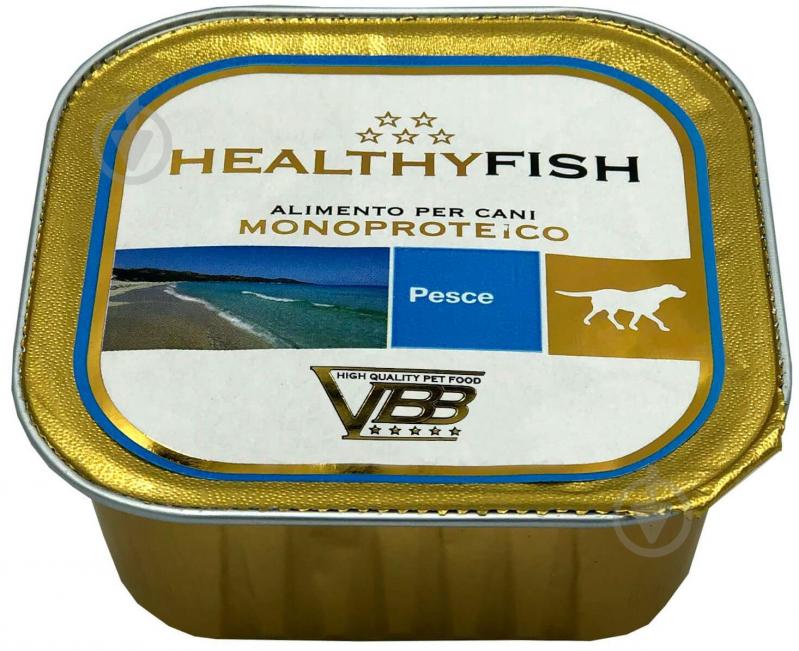 Корм для всех пород Healthy Fish паштет монопротеин рыба 150 г 150 г - фото 1 Корм для всех пород Healthy Fish паштет монопротеин рыба 150 г 150 г - фото 1
