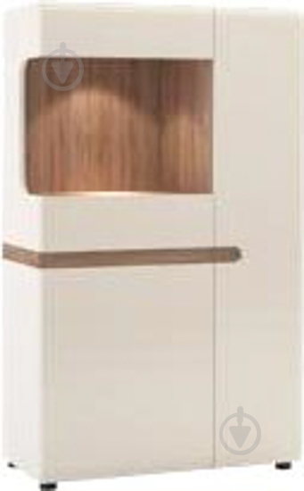 Витрина Meble Wojcik LINATE 32 3D-1S LTV-01 трюфель - фото 1