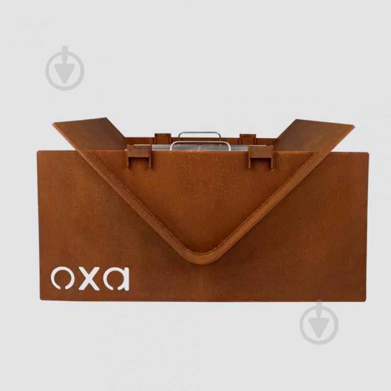 Гриль-очаг OXA Corner з CorTen 730х730х400 мм - фото 3