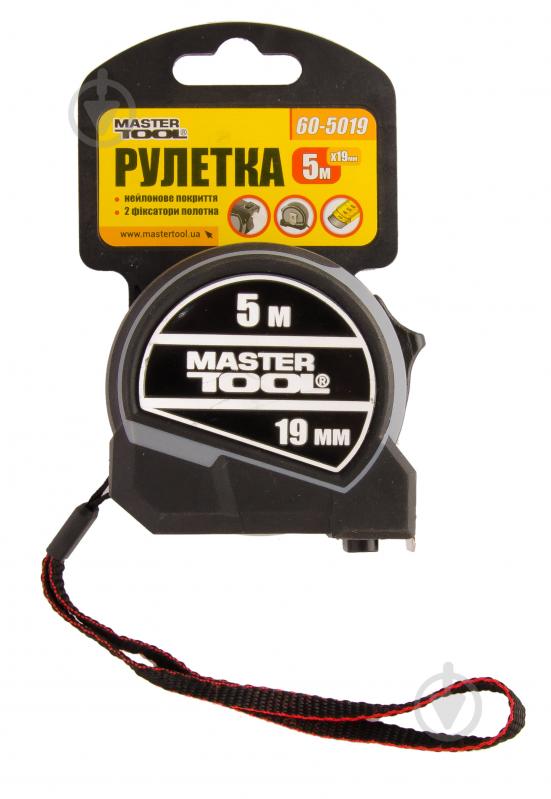 Рулетка MasterTool 60-5019 5  м x 19  мм - фото 2