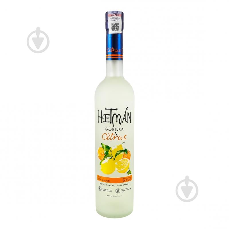 Водка ГЕТЬМАН Citrus 38% 0.5 л 0,5 л - фото 5