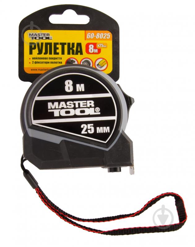 Рулетка MasterTool 60-8025 8  м x 25  мм - фото 2