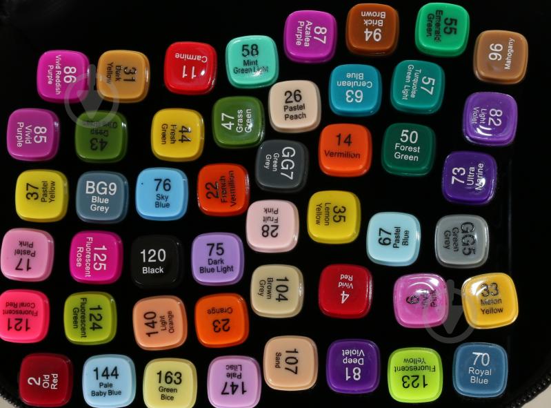 Набір двосторонніх маркерів Touch 48 шт. різнокольоровий - фото 4 Набір двосторонніх маркерів Touch 48 шт. різнокольоровий - фото 4