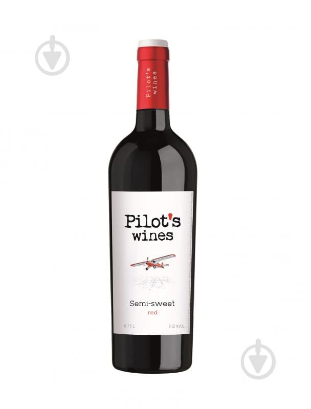 Вино Pilot’s Wines червоне напівсолодке 0,75 л - фото 1 Вино Pilot’s Wines червоне напівсолодке 0,75 л - фото 1