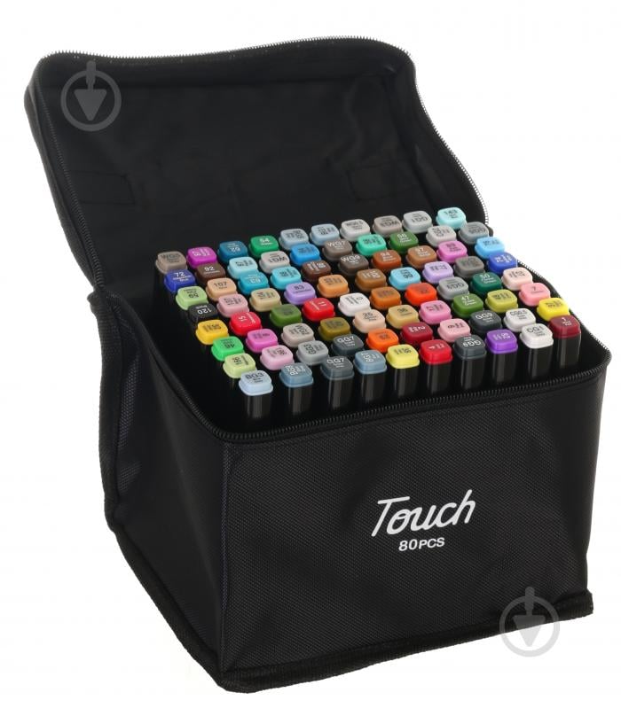 Набір двосторонніх маркерів Touch 80 шт. різнокольоровий - фото 5 Набір двосторонніх маркерів Touch 80 шт. різнокольоровий - фото 5