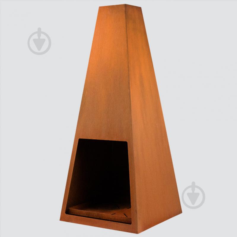 Костровая чаша OXA Taper з CorTen 	600х600х1400 мм - фото 1