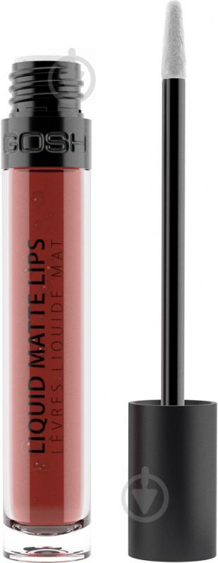 Помада жидкая Gosh Liquid Matte Lips 007 Nougat Crisp 4 мл - фото 1