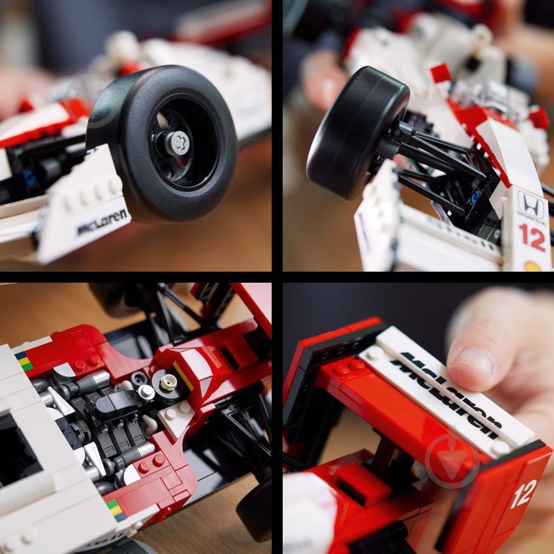 Конструктор LEGO Icons McLaren MP4/4 и Айртон Сенна 10330 - фото 7