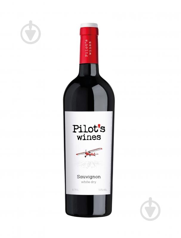 Вино Pilot’s Wines Sauvignon біле сухе 0,75 л - фото 1 Вино Pilot’s Wines Sauvignon біле сухе 0,75 л - фото 1