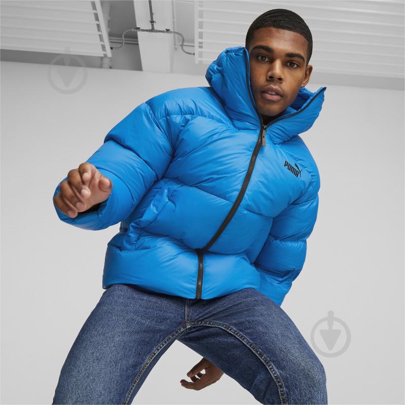 Пуховик Puma HOODED ULTRA DOWN PUFFER JACKET 67538347 р.S блакитний - фото 3