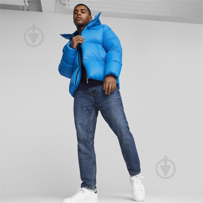 Пуховик Puma HOODED ULTRA DOWN PUFFER JACKET 67538347 р.S голубой - фото 4