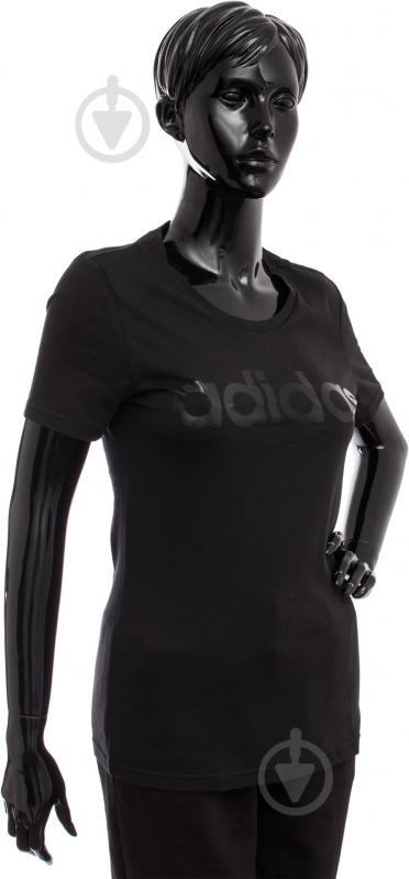 Футболка Adidas LINEAR AY4992 2XS черный - фото 2