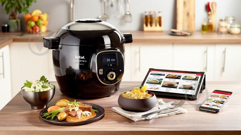 Мультиварка-скороварка Tefal Cook4me+ Connect CY855830 - фото 21