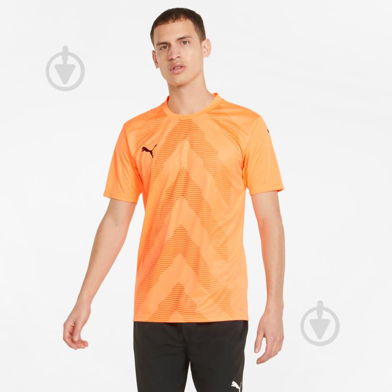 Футболка Puma TEAMGLORY JERSEY 70501721 р.M оранжевый - фото 3