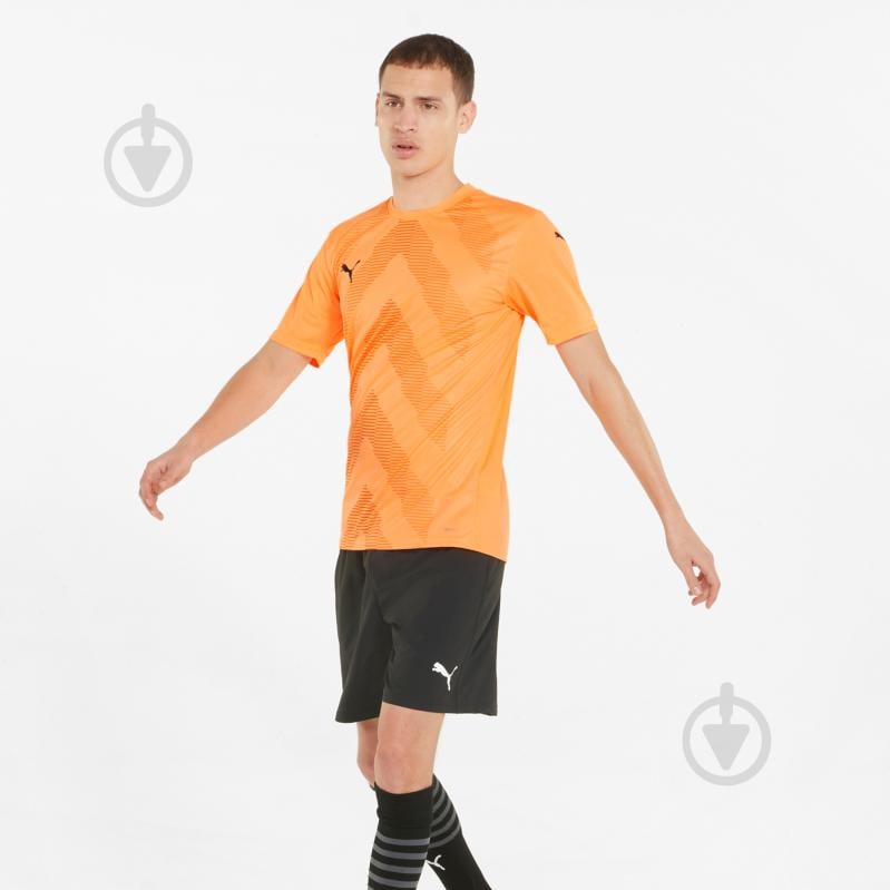 Футболка Puma TEAMGLORY JERSEY 70501721 р.M оранжевый - фото 5