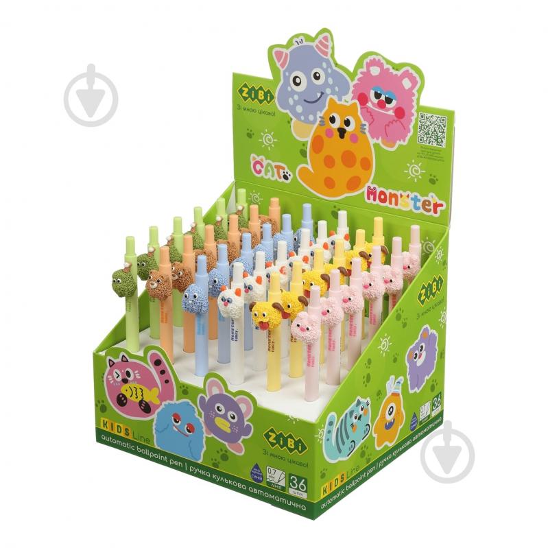 Ручка шариковая ZiBi MONSTER FAMILY ZB.2230 - фото 2