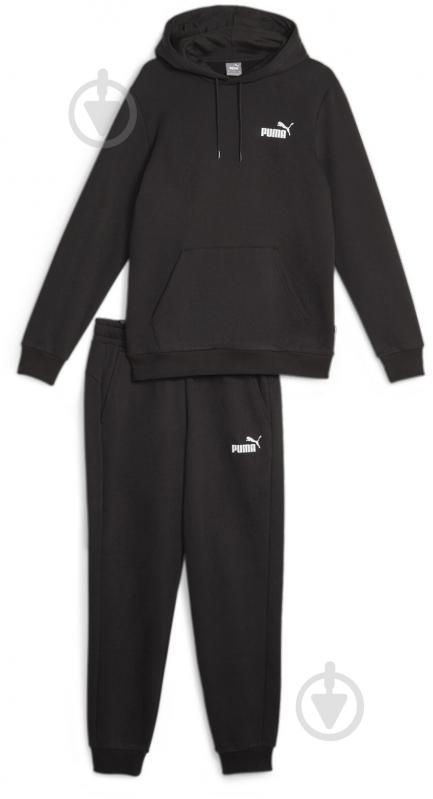 Спортивний костюм Puma FEEL GOOD HOODED SWEAT SUIT FL CL 67683601 р.XL чорний - фото 1