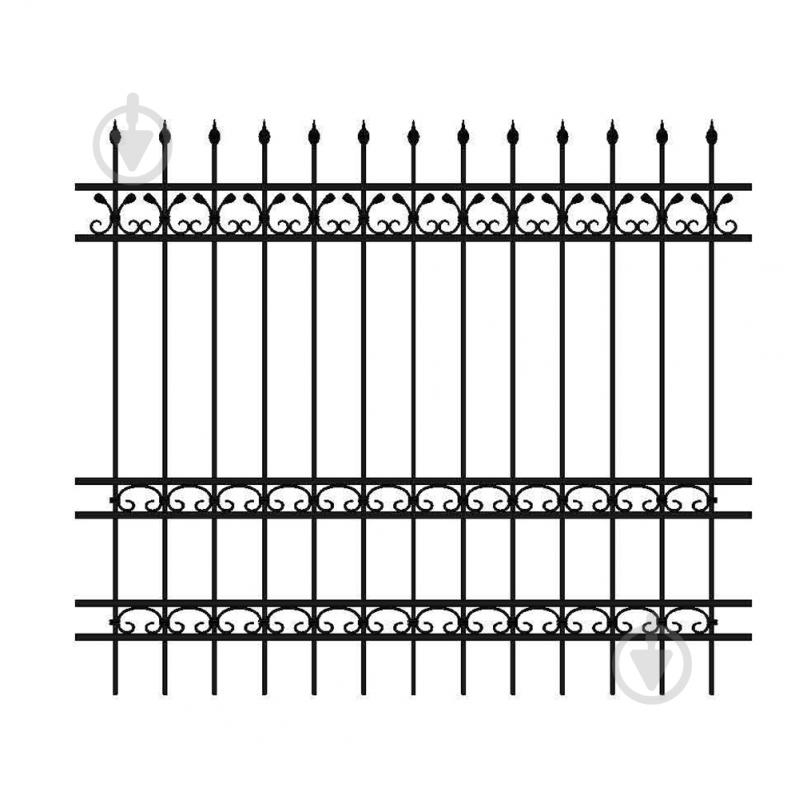 Ограждение Артдеко КО-69 2000х1700 мм (комплект элементов) - фото 1