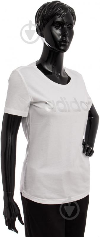 Футболка Adidas LINEAR AY4993 р.L білий - фото 2 Футболка Adidas LINEAR AY4993 р.L білий - фото 2