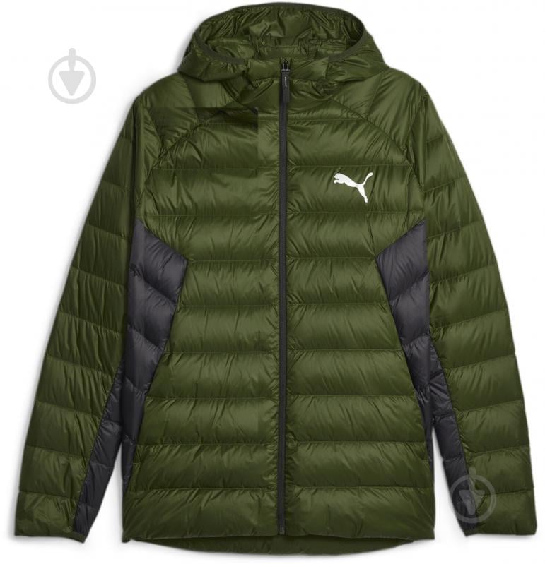 Пуховик Puma PACKLITE HOODED DOWN JACKET 84935531 р.M зелений - фото 1