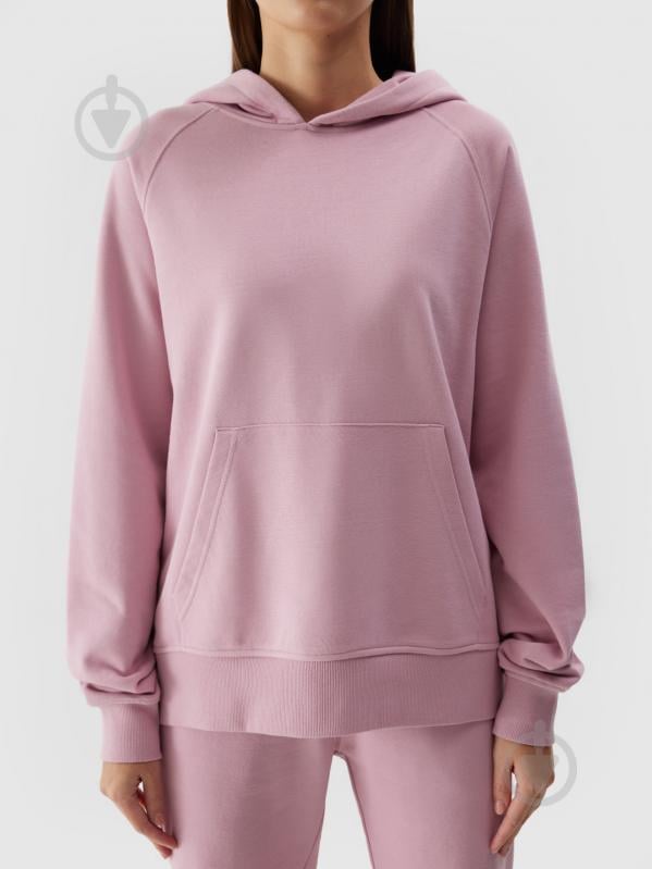 Джемпер 4F SWEATSHIRT F0955 / BLUZA F0955 4FWSS24TSWSF0955-56S р.S розовый - фото 5